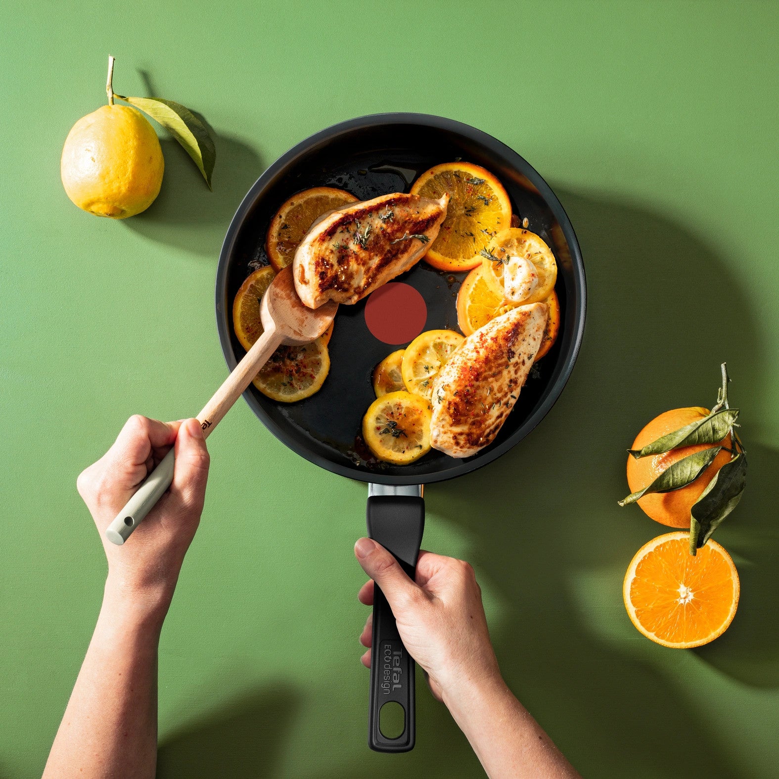 Sauteuse Céramique 24cm Renew Black