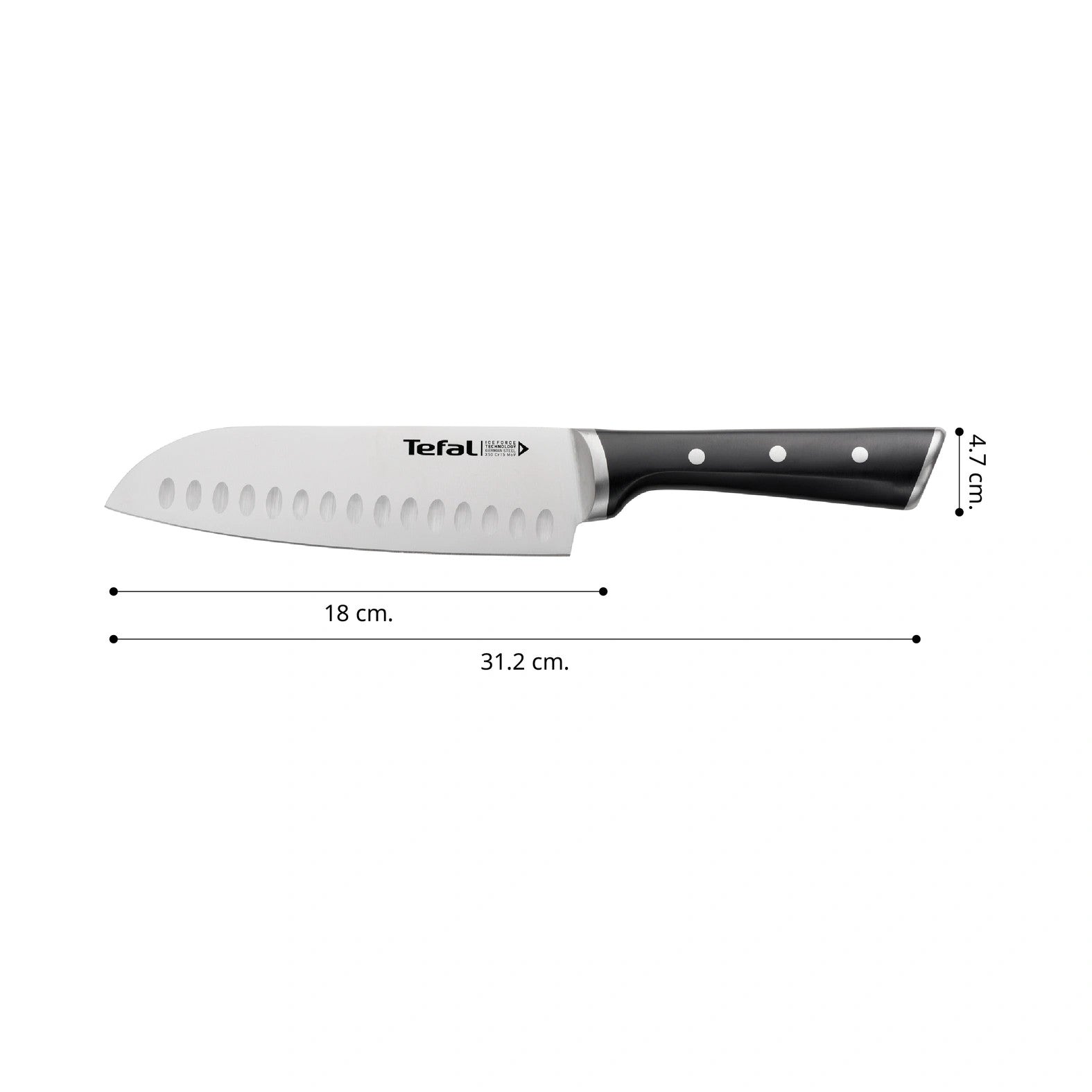 Ice Force Couteau Santoku 18cm