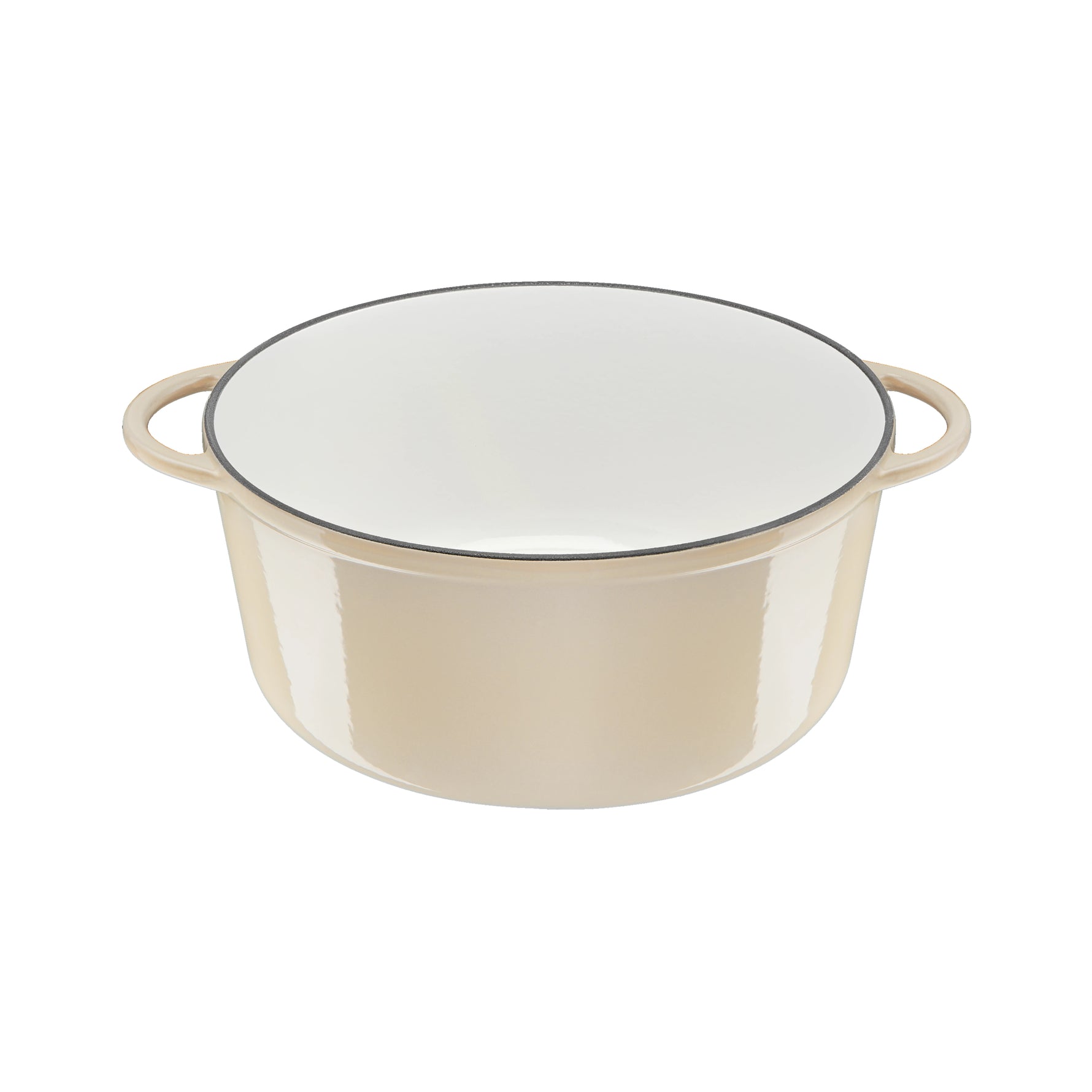Faitout en Fonte Lov 25cm Beige