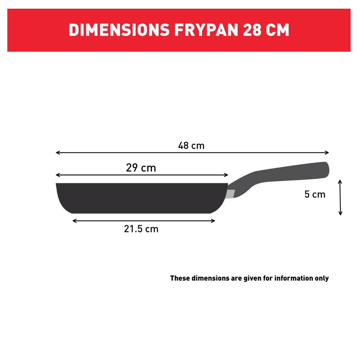 Poêle Inox Intuition 28cm
