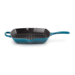 Skillet Carré En Fonte Emaillée 26cm Deep Teal