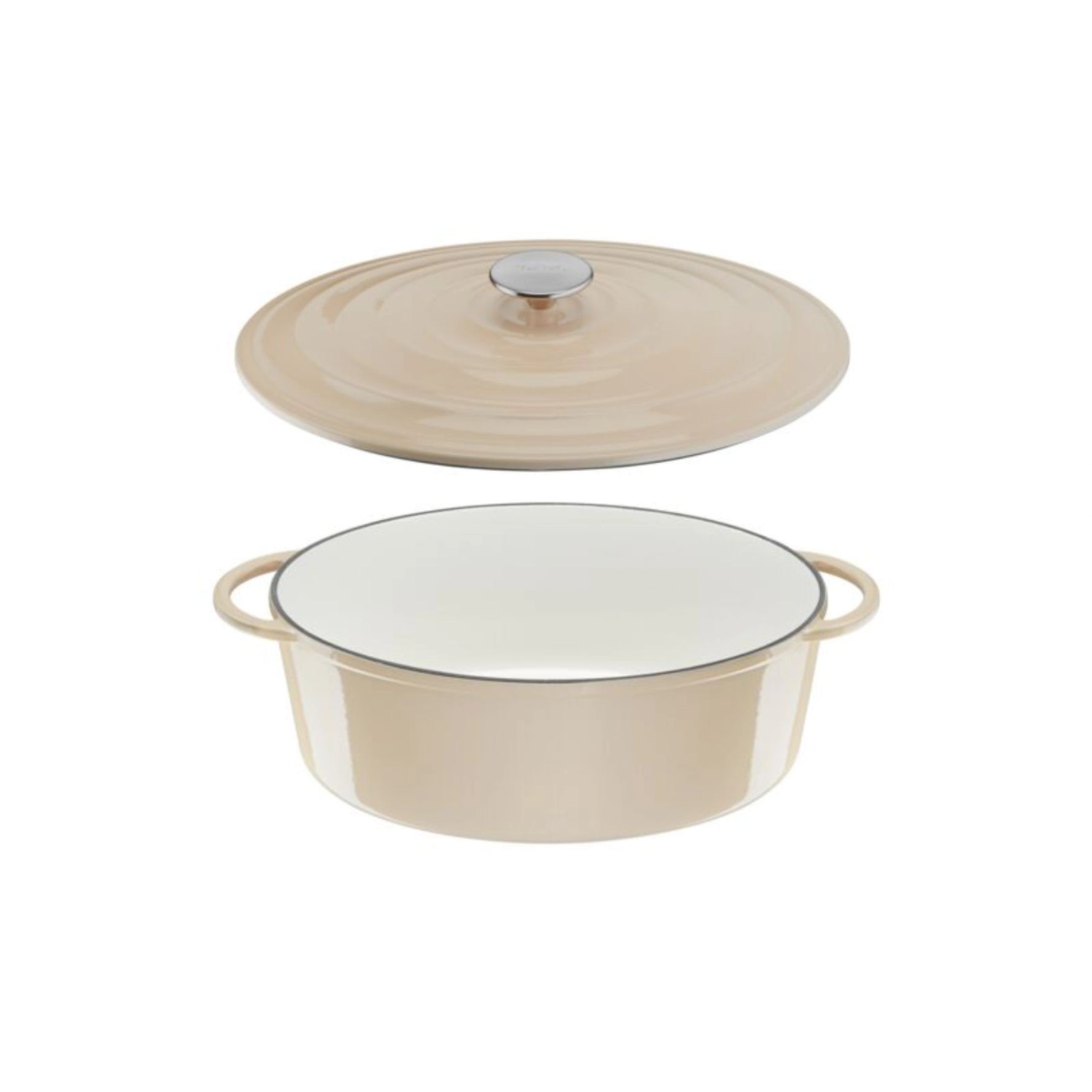 Faitout en Fonte Lov Ovale 34x26cm