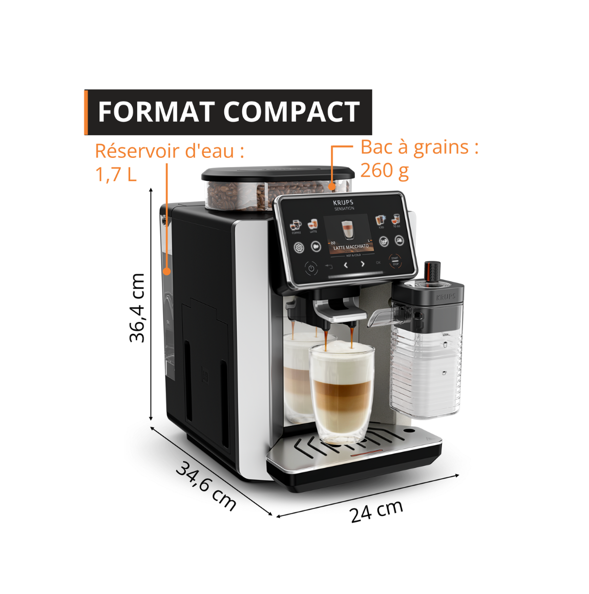 Machine Expresso Automatique Sensation Elite