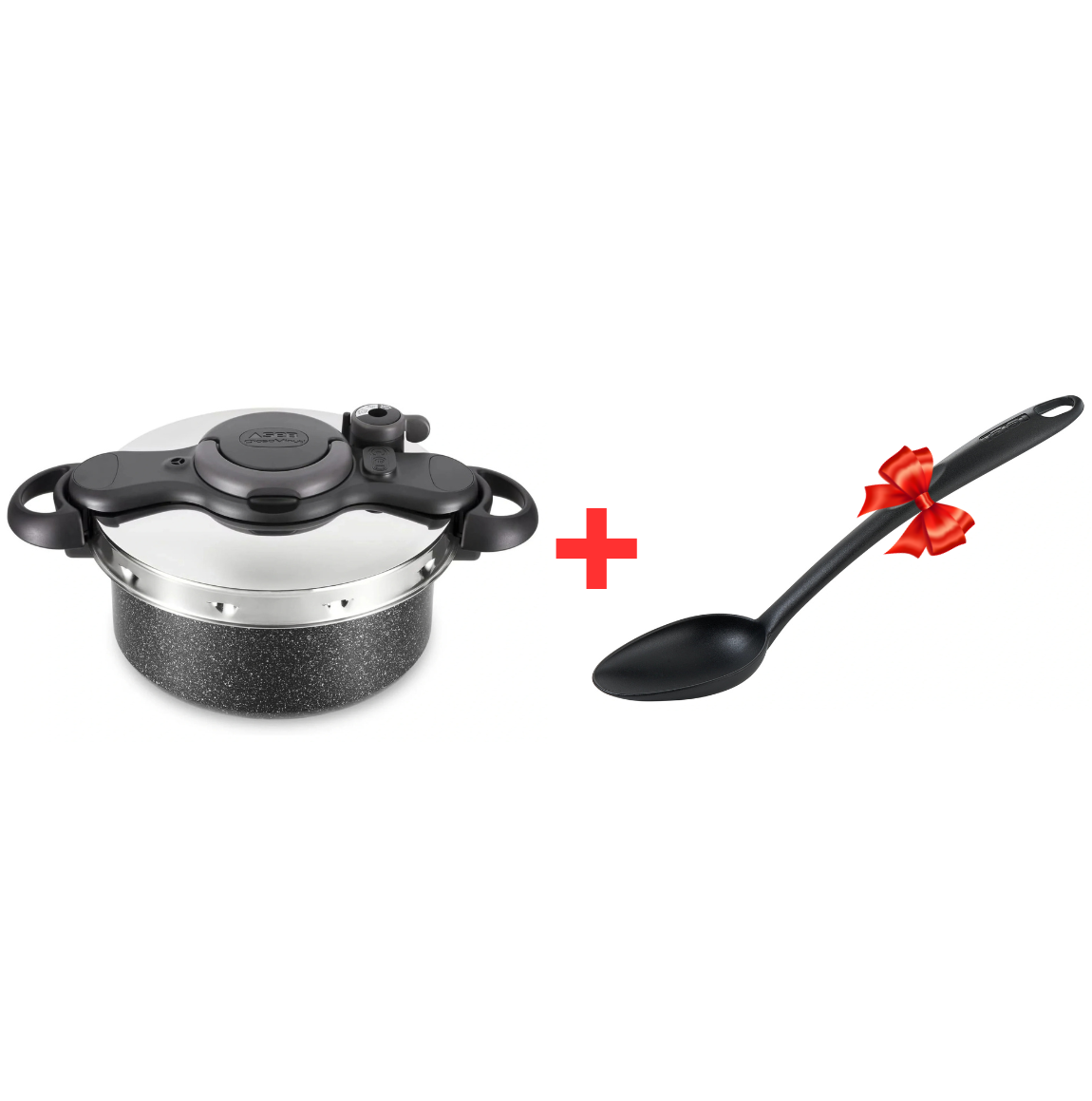 Cocotte Minute Finition Pierre 5L + Cuillère Bienvenue Gratuit