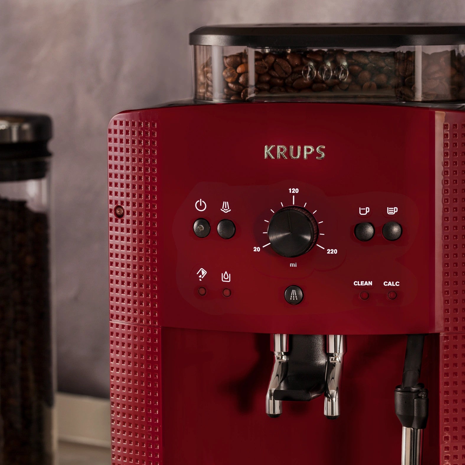 Essential Rouge – Machine à Café Expresso Automatique