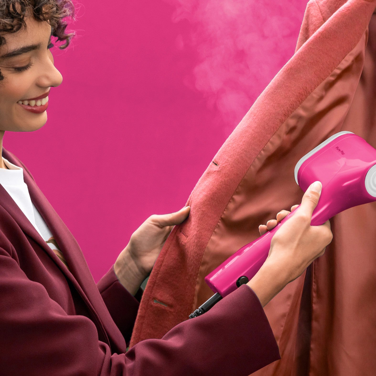 Défroisseur Vapeur à Main Rowenta Pure Pop Slim Rose - 1300W