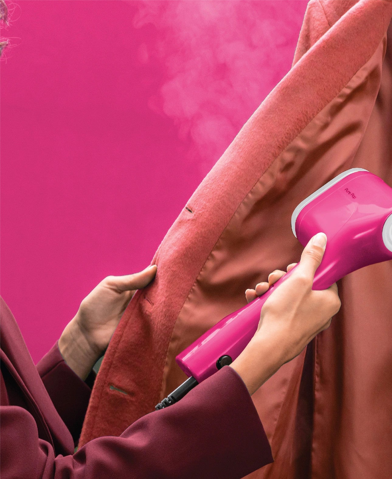 Défroisseur Vapeur à Main Rowenta Pure Pop Slim Rose - 1300W