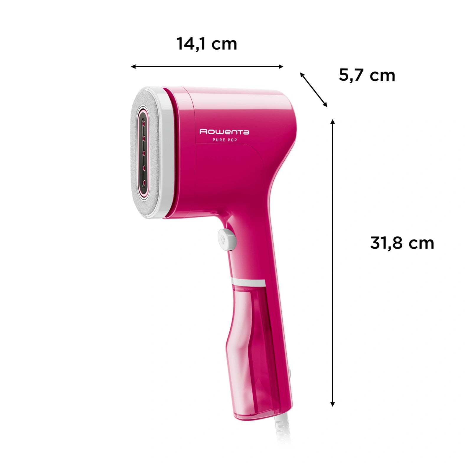 Défroisseur Vapeur à Main Rowenta Pure Pop Slim Rose - 1300W