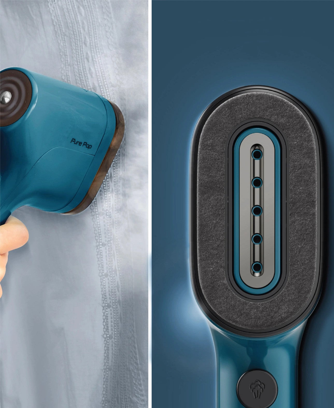 Défroisseur Vapeur à Main Rowenta Pure Pop Slim Bleu - 1300W