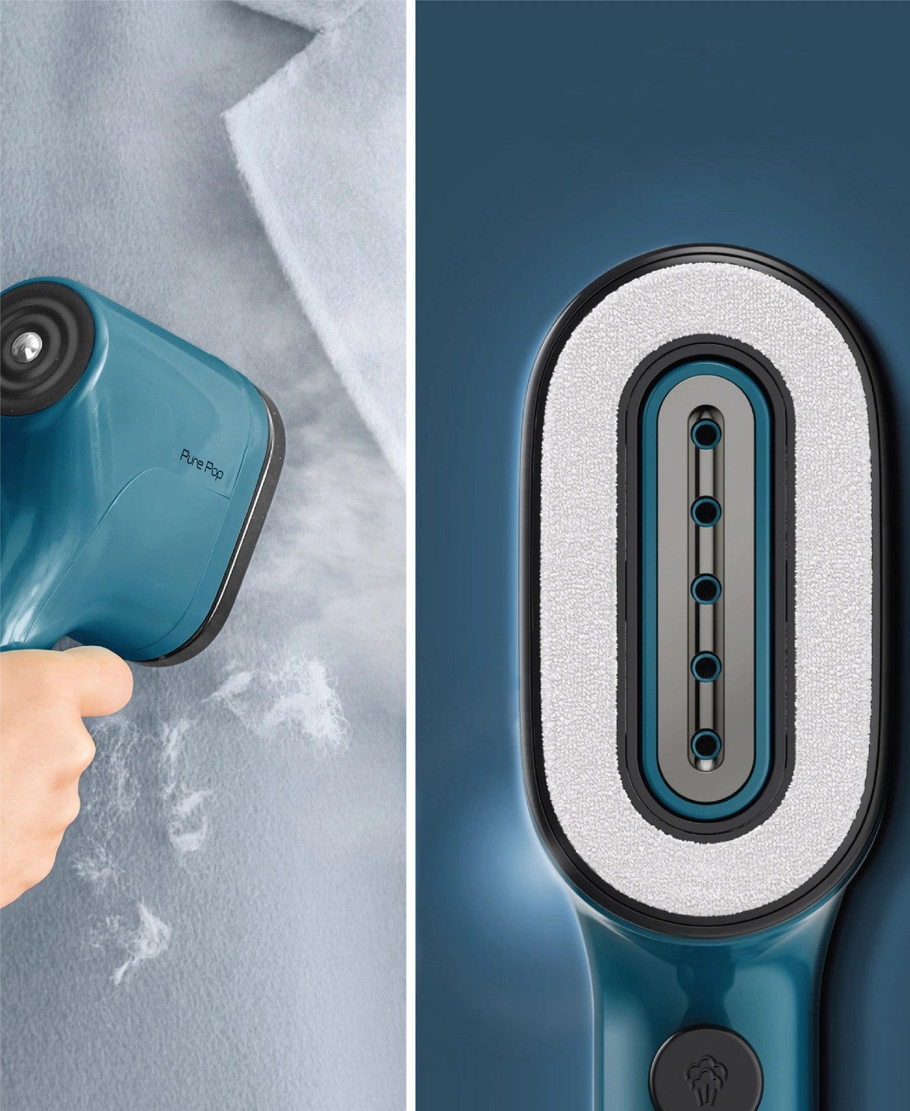 Défroisseur Vapeur à Main Rowenta Pure Pop Slim Bleu - 1300W