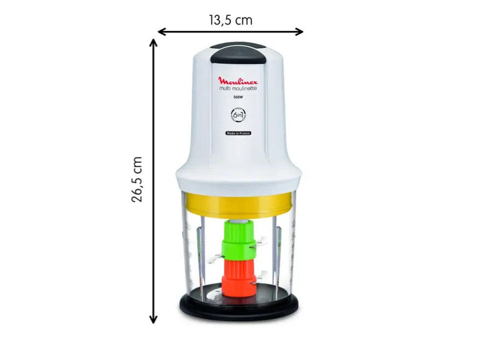 Multimoulinette 6 en 1 XXL AT723110 Hachoir - 500W - 6 fonctions
