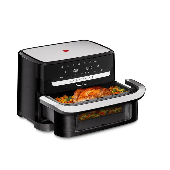Dual Easy Air Fryer Flex - 7 programmes - 9L