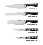 Ice Force Set De 5 Couteaux De Cuisine + Bloc à Couteaux