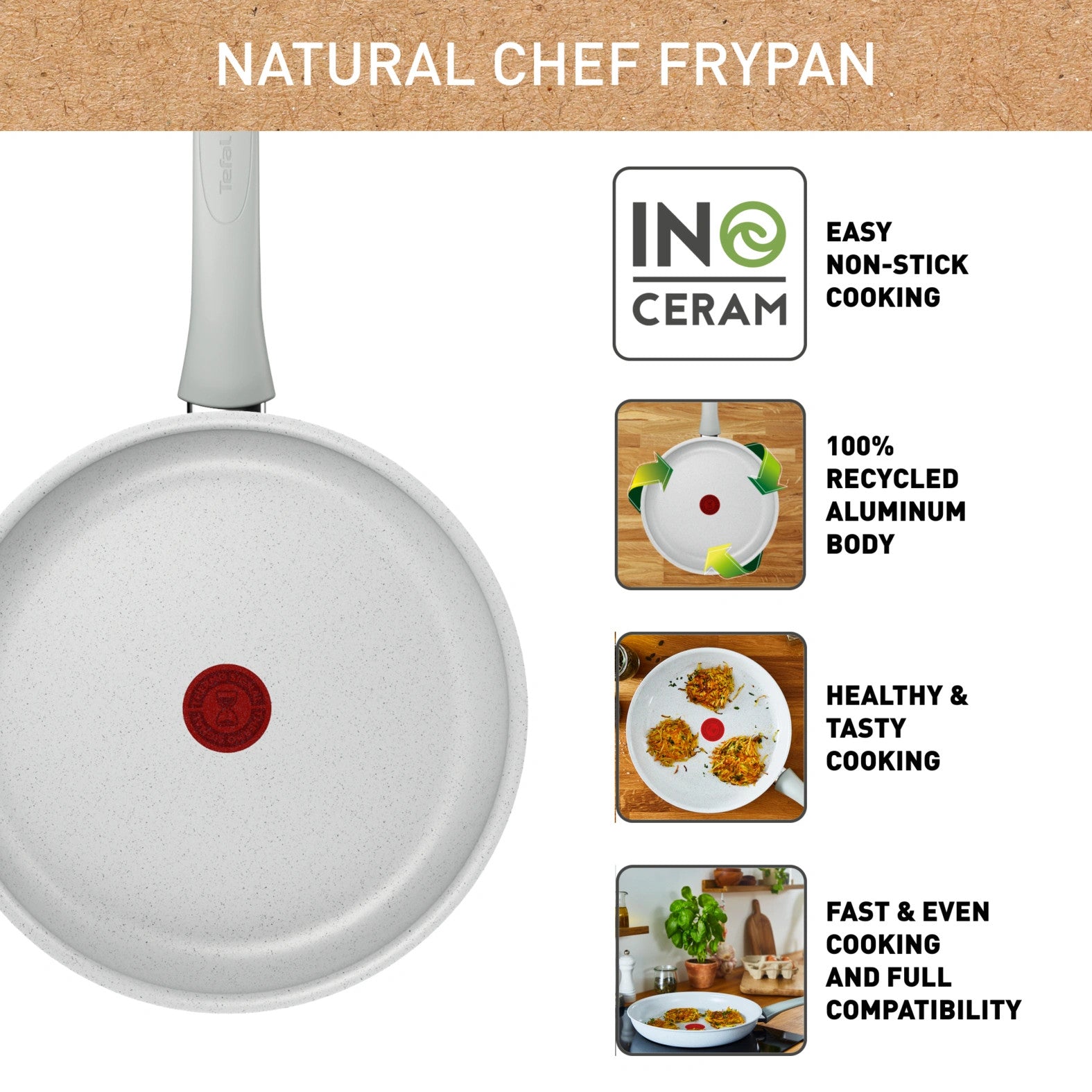 Poêle Céramique 20cm Natural Chef On