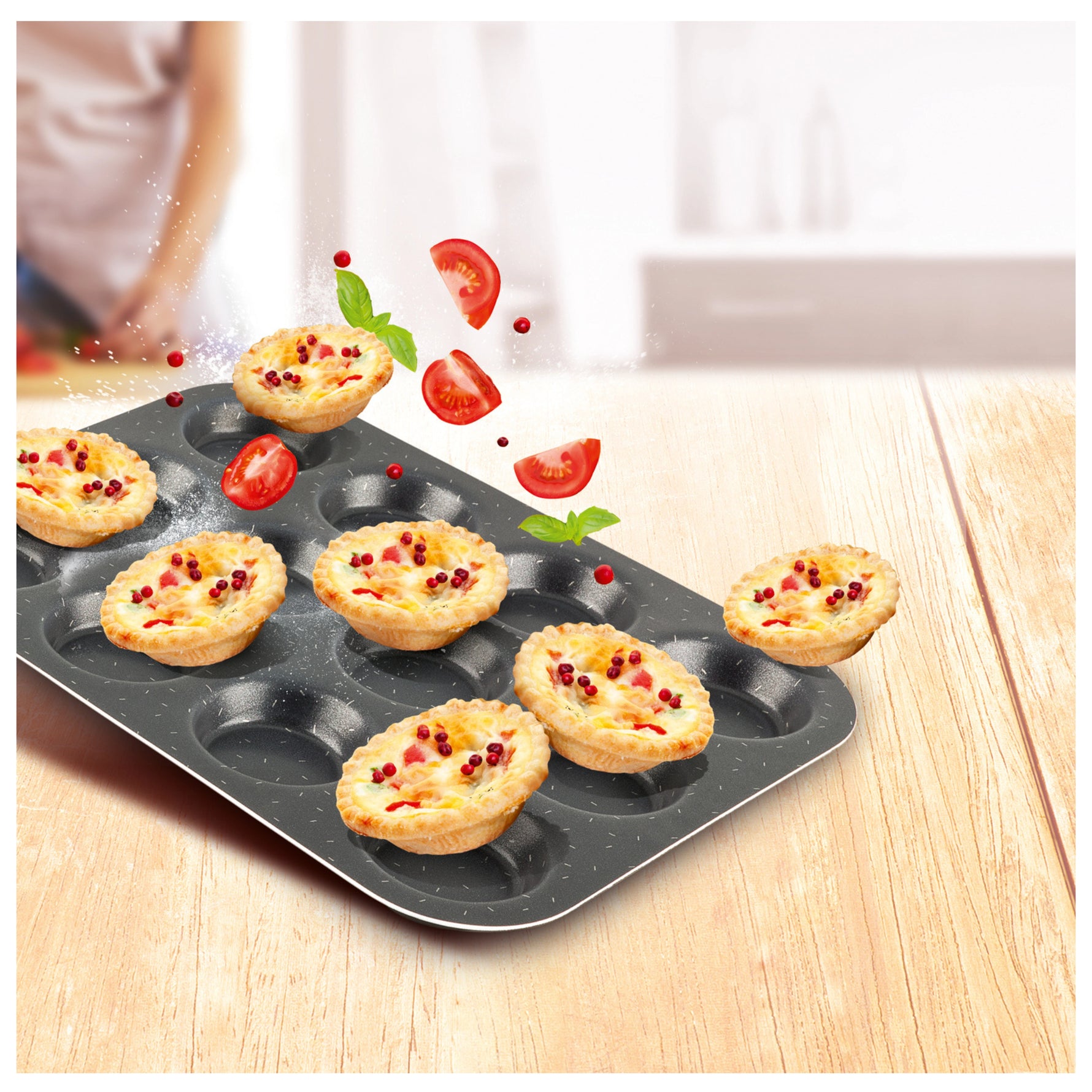 Moule à Mini-Gâteaux 12 trous 30x23cm