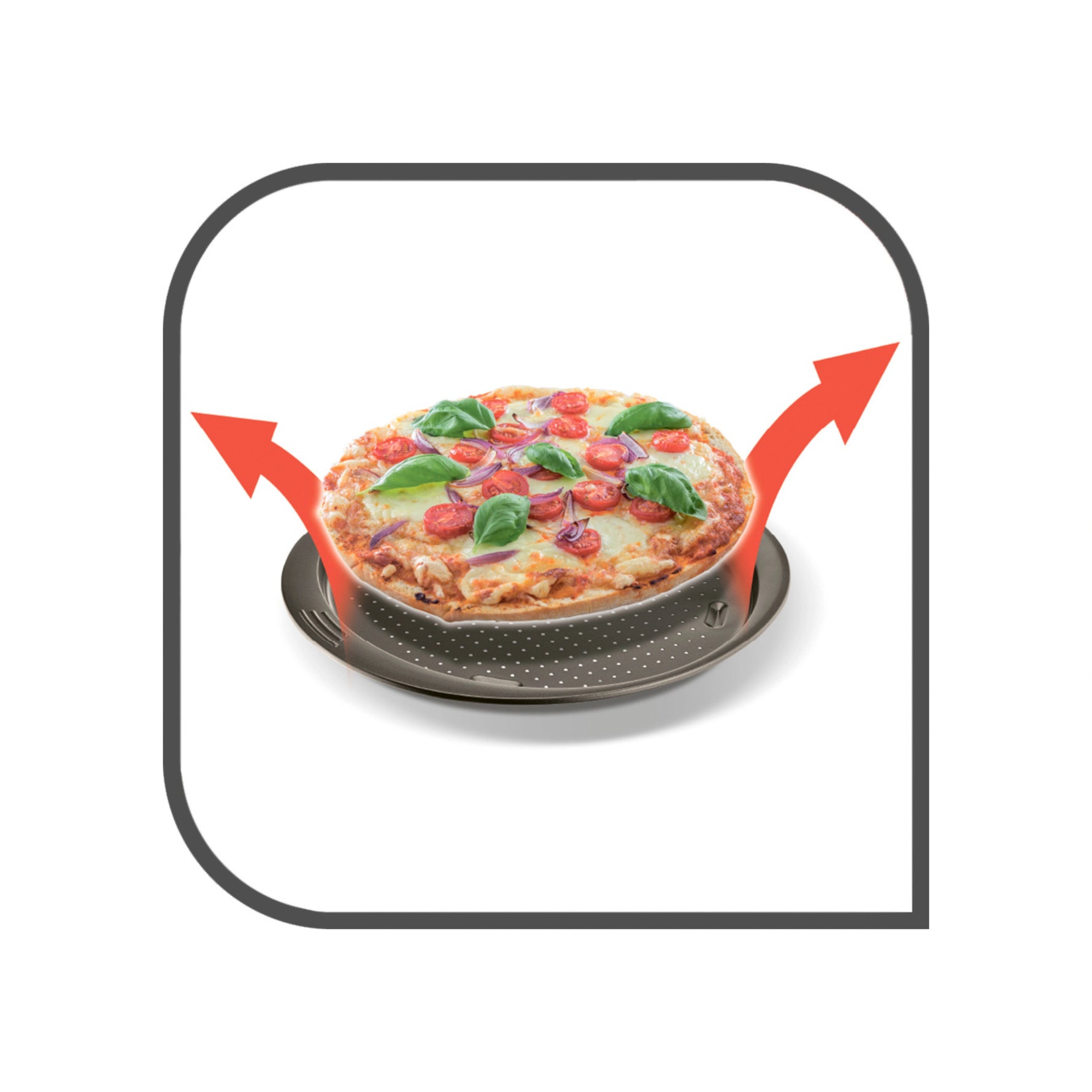 Moule 34 cm à Pizza Easy Grip