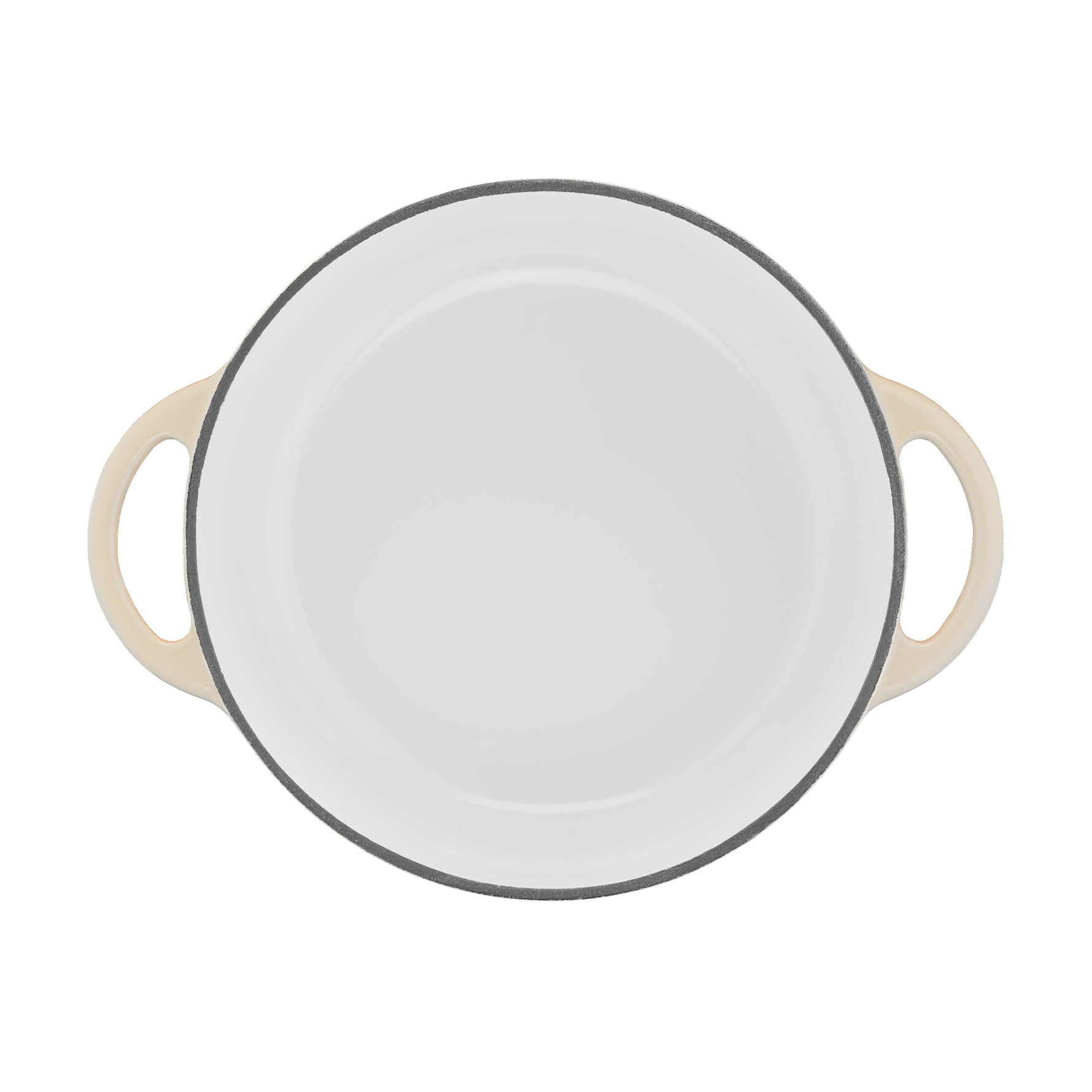 Faitout en Fonte Lov 25cm Beige