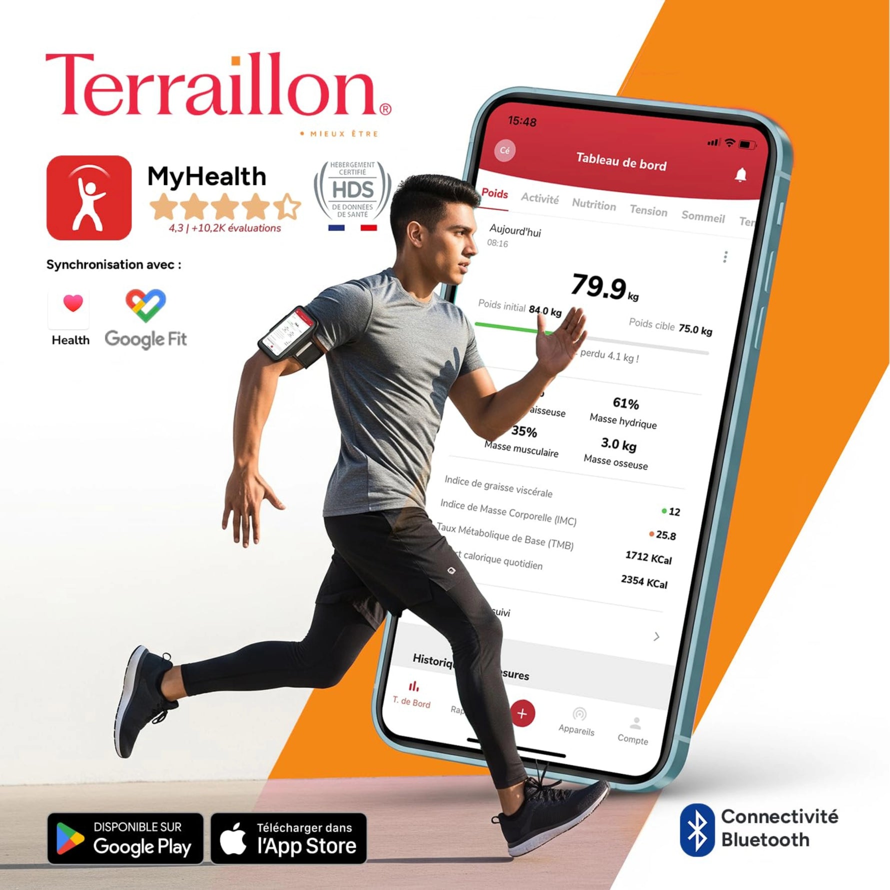 Pèse-Personne Color Connect Bluetooth