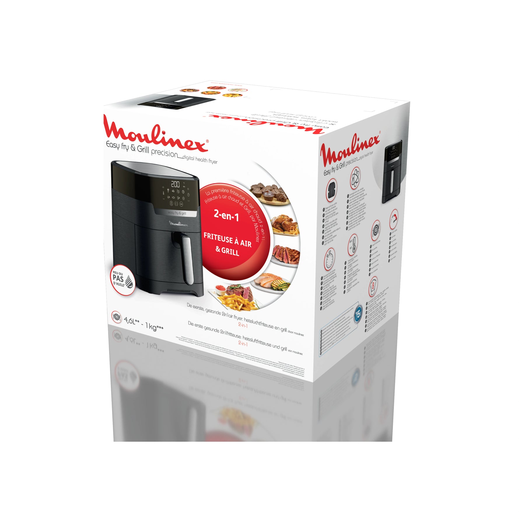 Friteuse Grill 4.2 L Sans Huile 2EN1