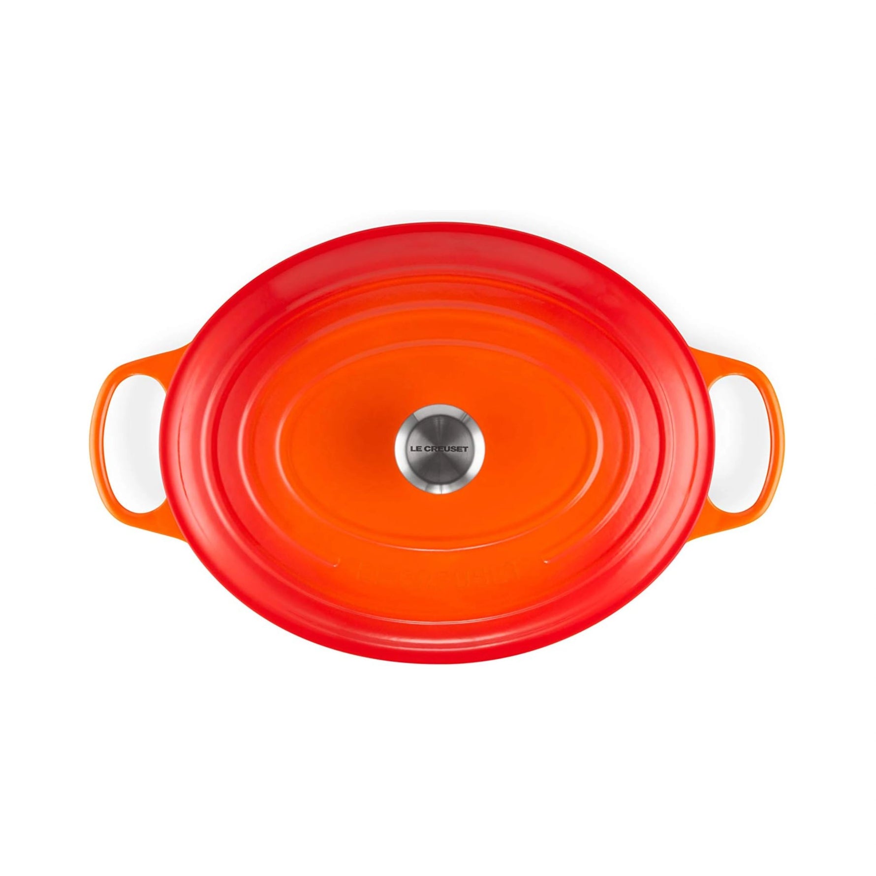 Cocotte Ovale En Fonte 35cm Emaillée Volcanique