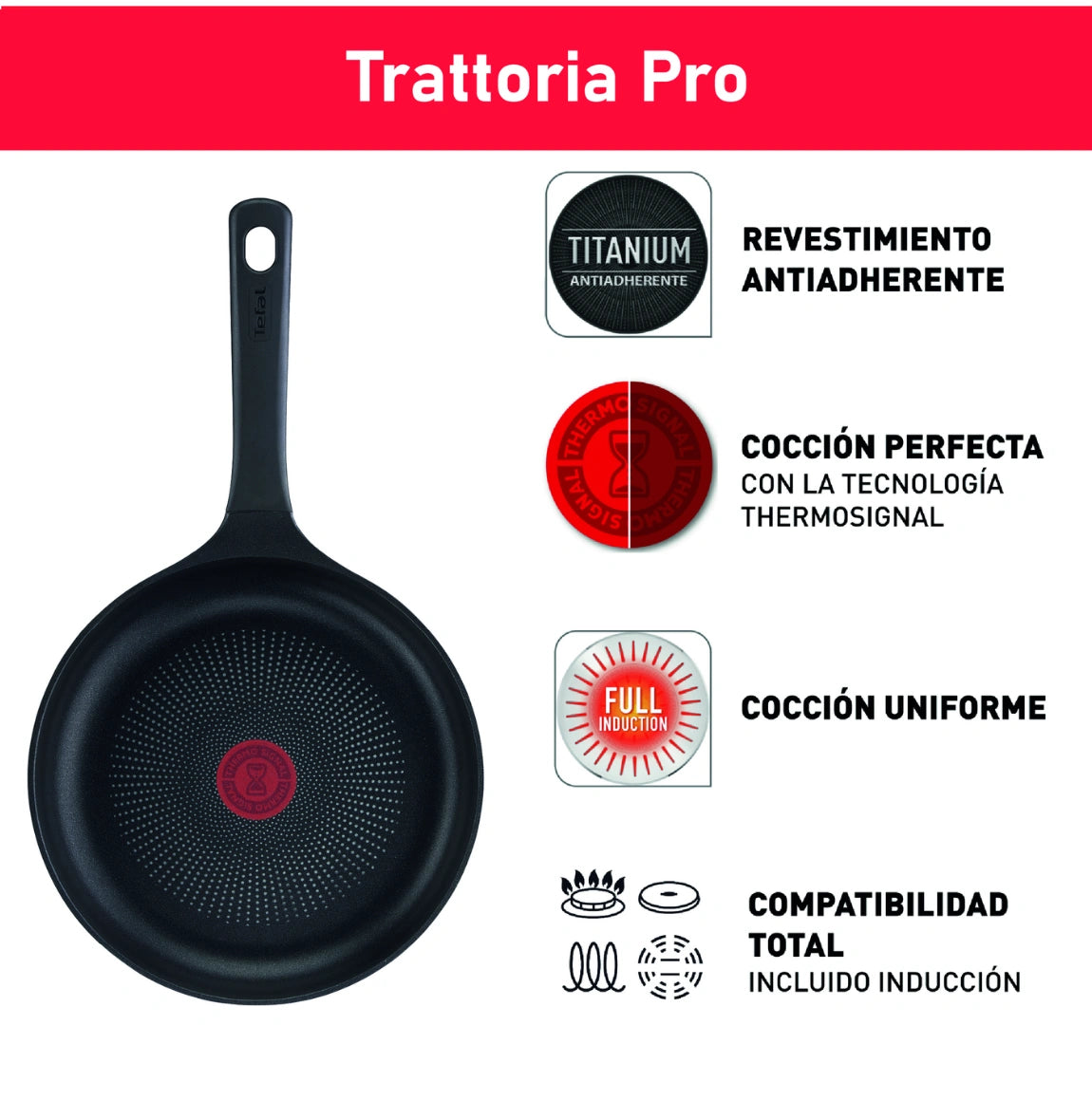 Poêle Trattoria Pro 28cm