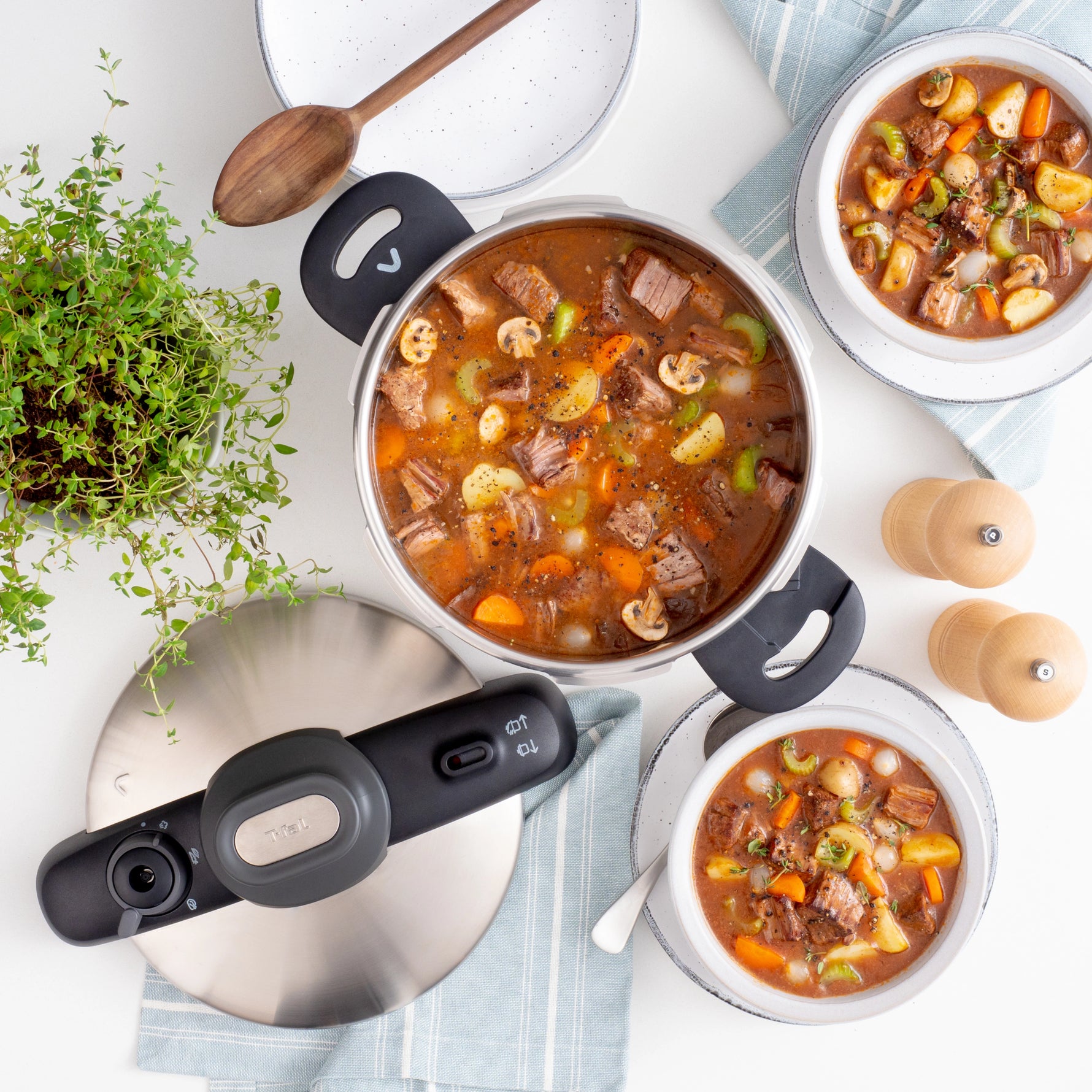 Cocotte Secure Compact 8L Inox