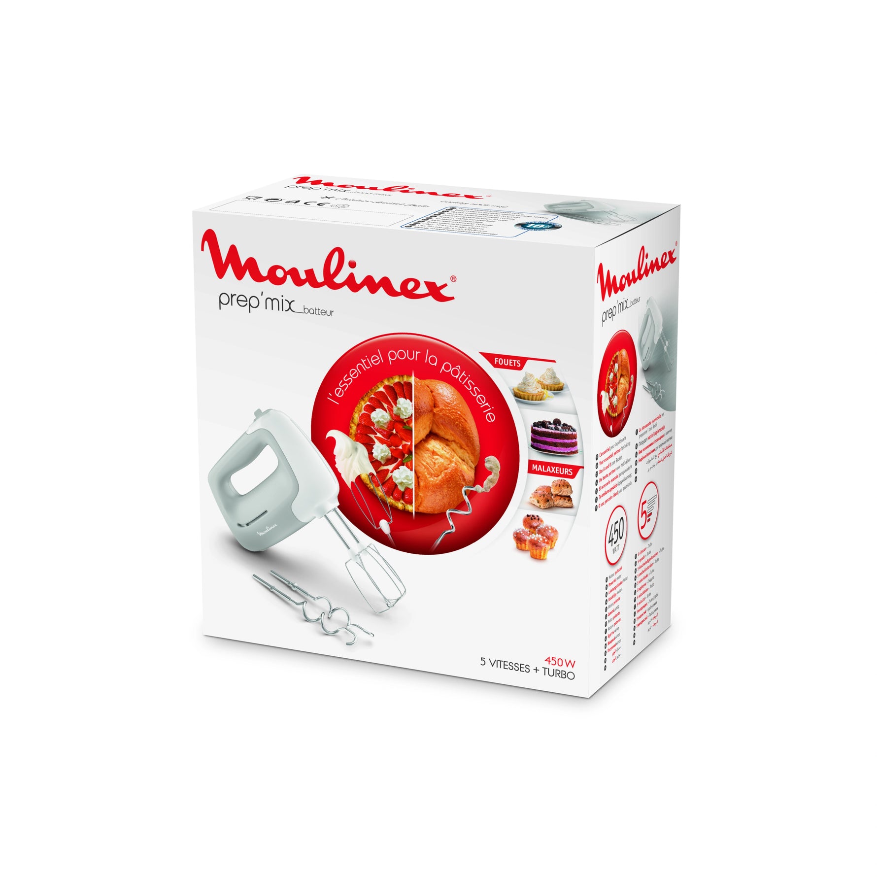Batteur Prep'Mix Electrique 450w