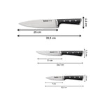 Couteau Ice Force Set de 3 (9, 12, 15cm)
