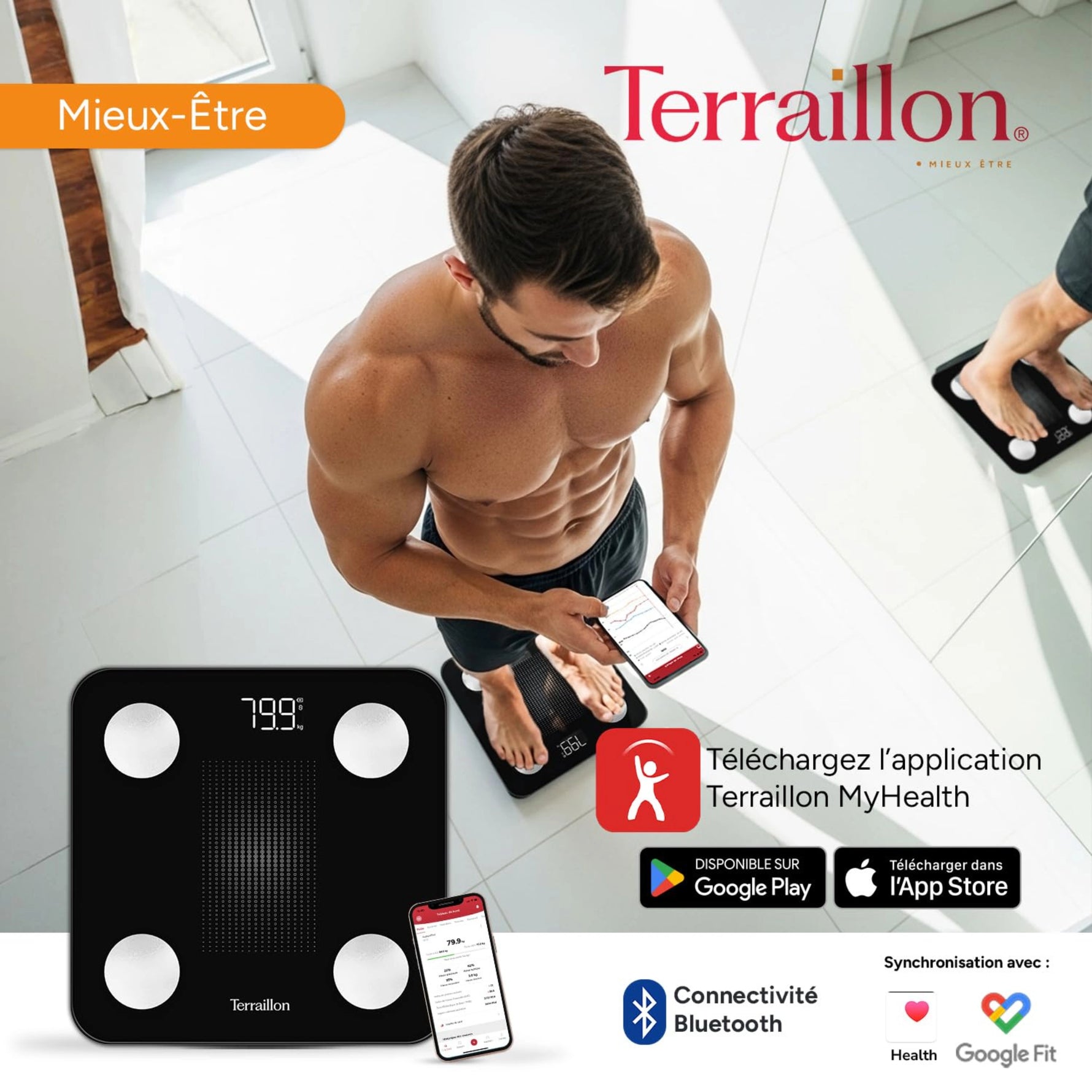 Pèse-Personne WEIGHT Balance Connect Bluetooth