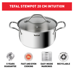 Faitout Intuition 20 cm + Couvercle