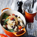 Cocotte Ovale En Fonte 35cm Emaillée Volcanique