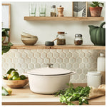 Faitout  Fonte Lov 29cm Beige