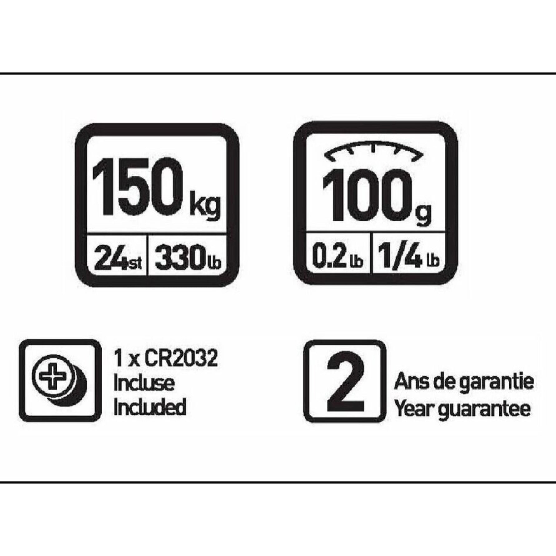 Pèse-Personne Glass Électronique TP1000
