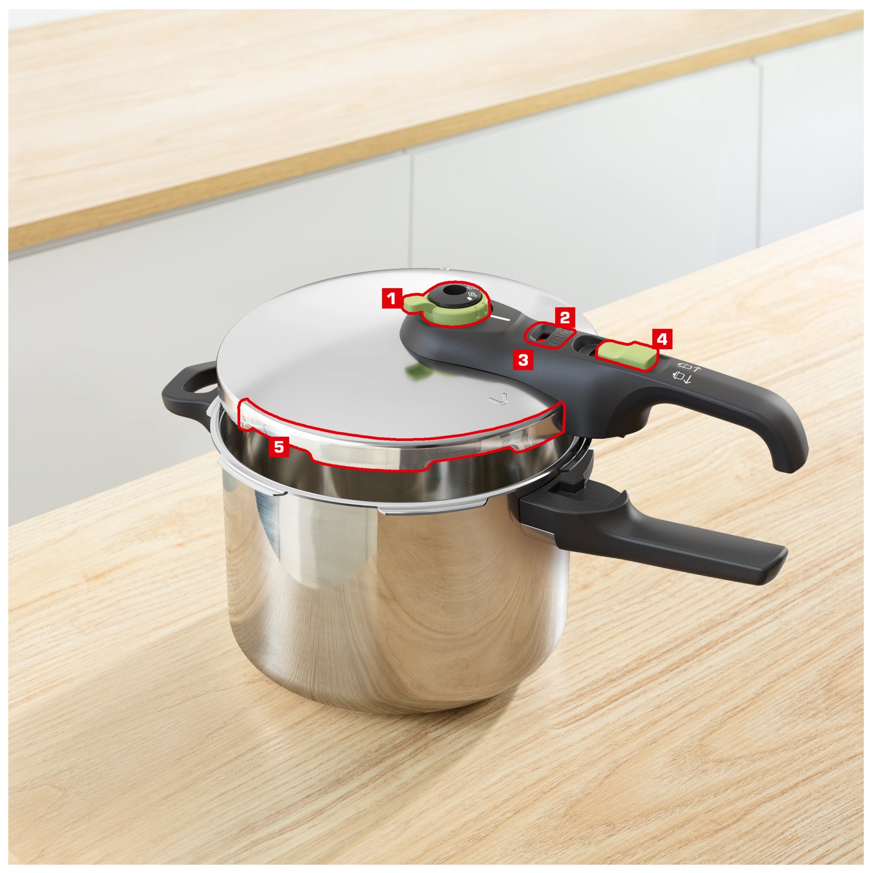 Autocuiseur Secure Trendy 4L+ 6L