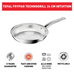 Poêle Inox Intuition 24cm