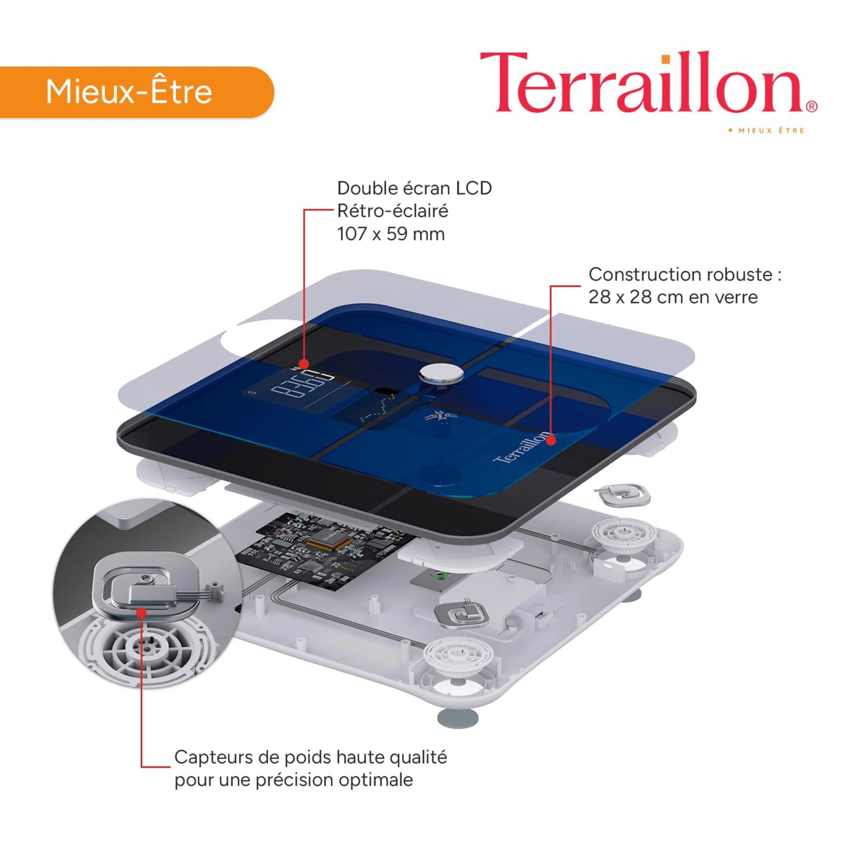 Pèse-Personne Color Connect Bluetooth