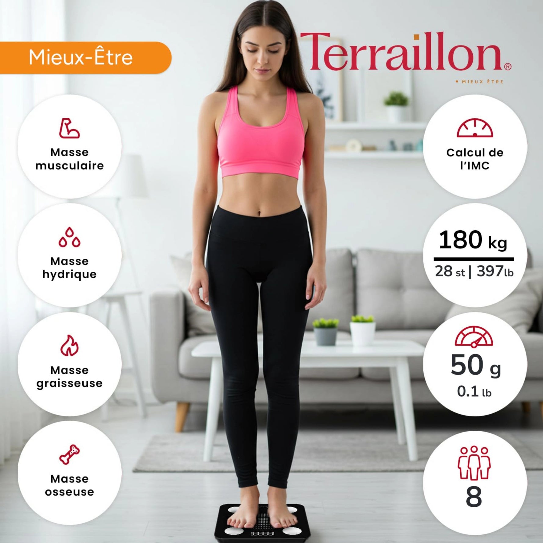 Pèse-Personne WEIGHT Balance Connect Bluetooth