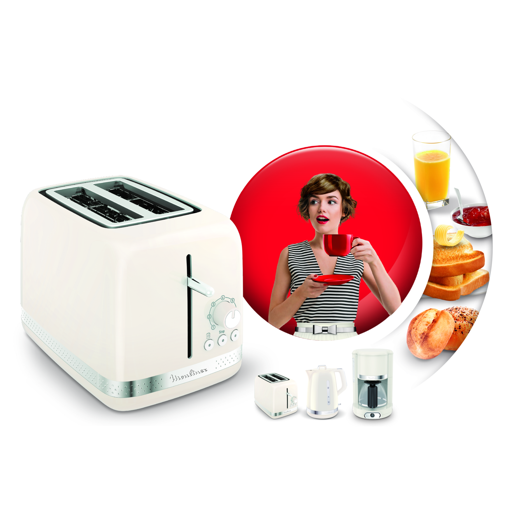 Grille Pain Soleil Ivoire