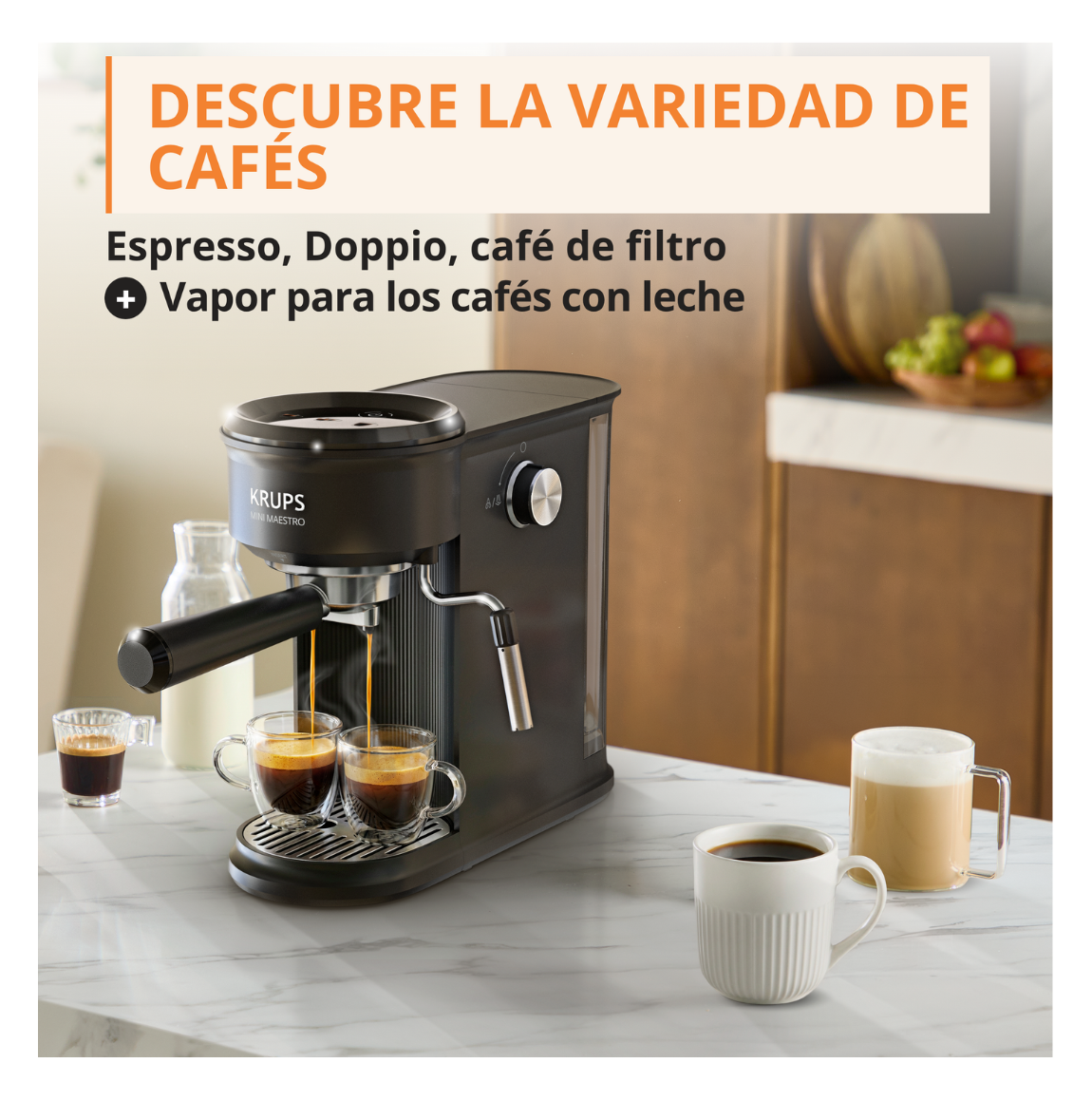 Machine à Café Expresso Mini Maestro Noir