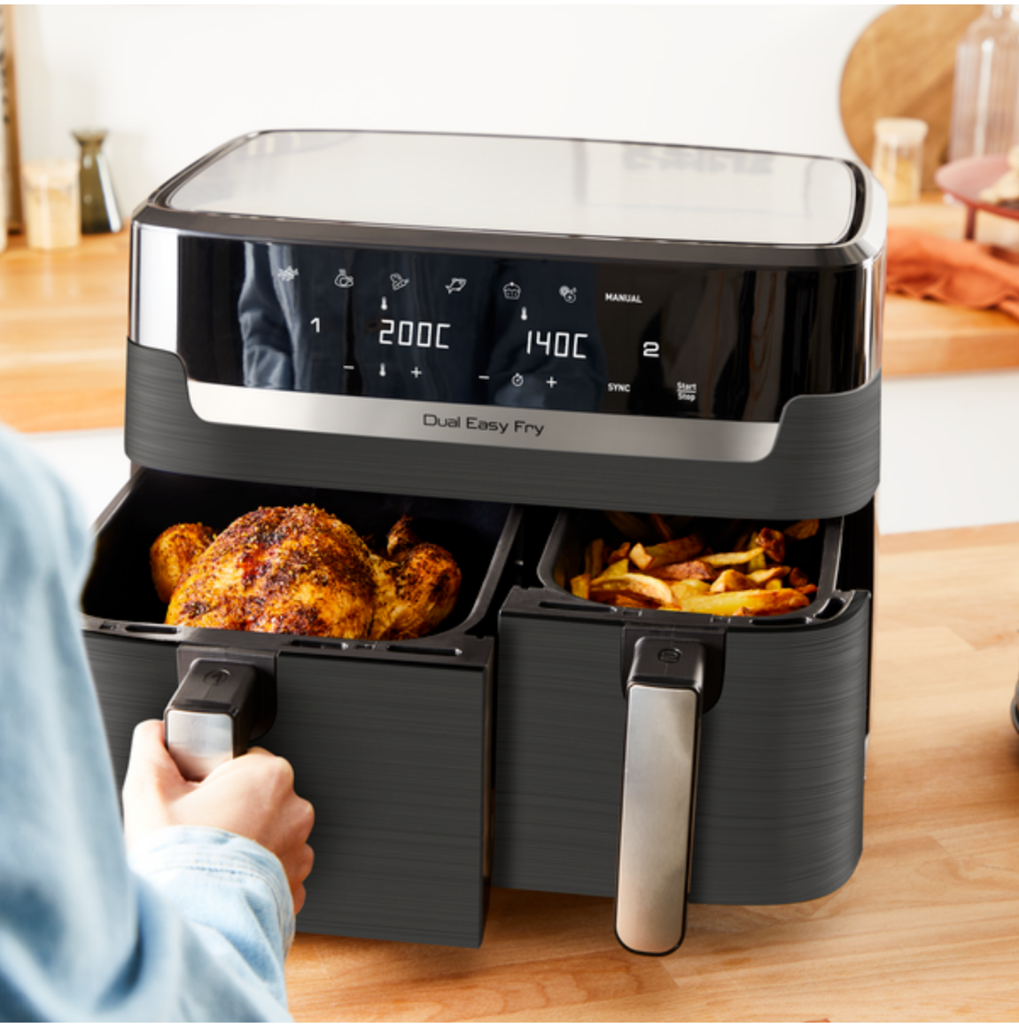 AirFryer Dual Easy Fry & Grill
