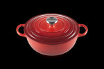Marmite  En Fonte Emaillée 26cm Cerise