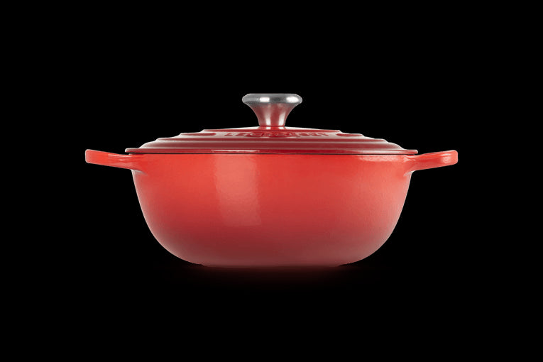 Marmite  En Fonte Emaillée 26cm Cerise