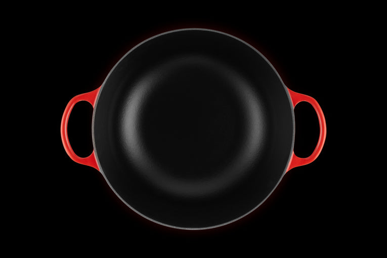 Marmite  En Fonte Emaillée 26cm Cerise