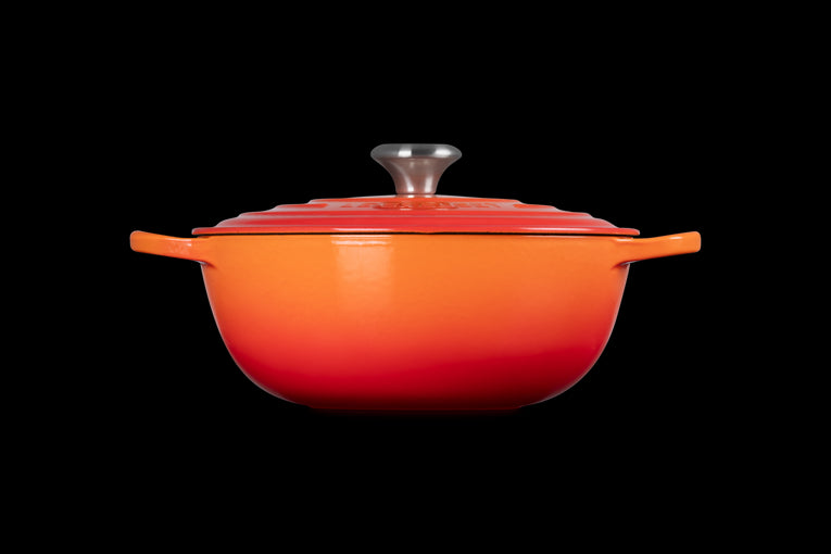 Marmite  En Fonte Emaillée 26cm Volcanique