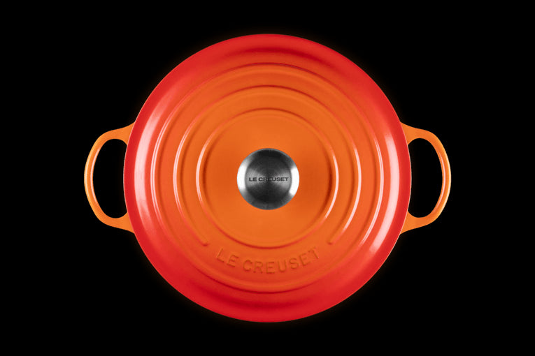 Marmite  En Fonte Emaillée 26cm Volcanique