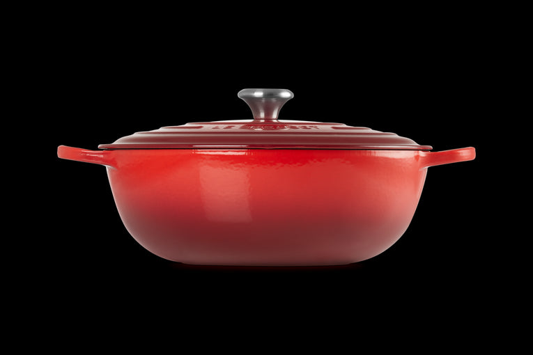 Marmite En Fonte Emaillée 32cm Cerise