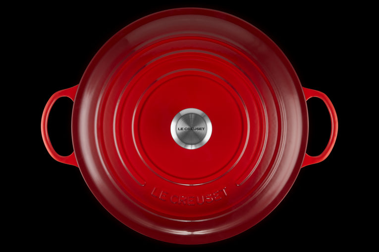 Marmite En Fonte Emaillée 32cm Cerise