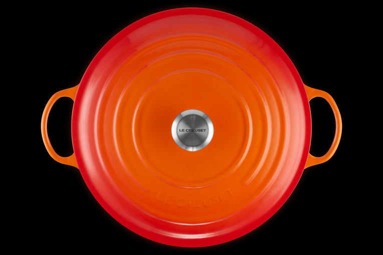 Marmite En Fonte Emaillée 32cm Volcanique