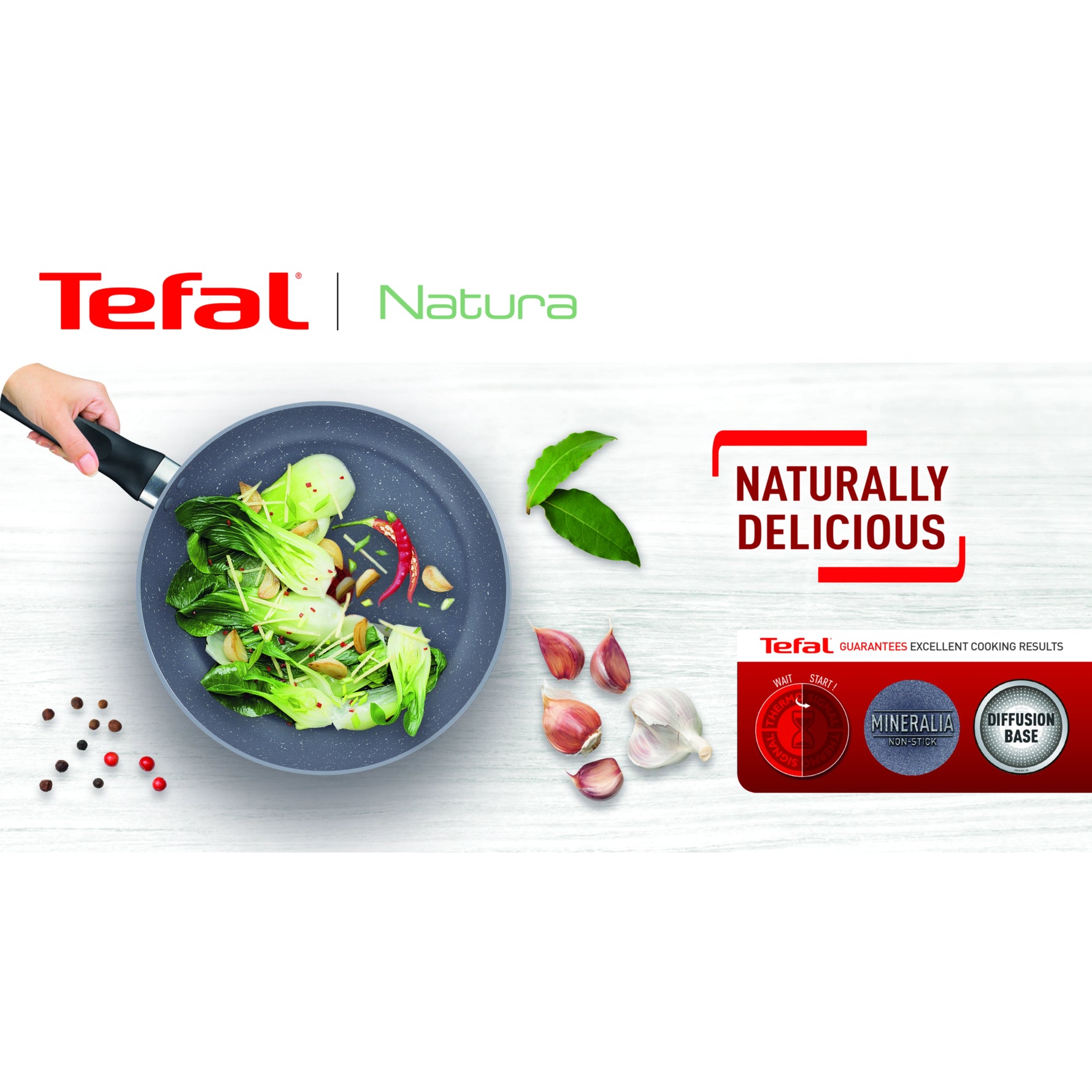 Wok 28cm Natura Avec Couvercle