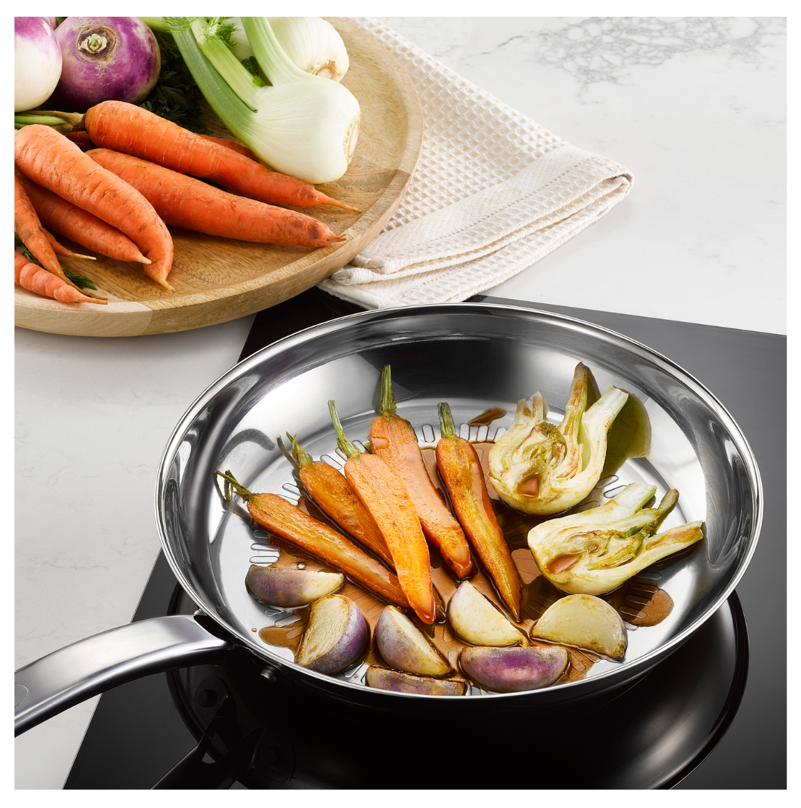 Poêle Inox Intuition 24cm